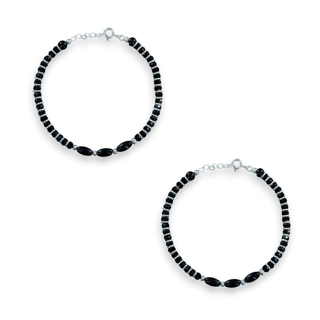 Taraash 925 Sterling Silver Beaded Payal For Babies - Taraash