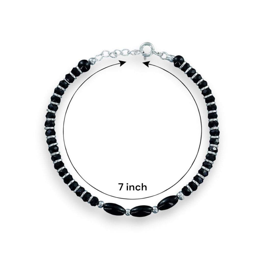 Taraash 925 Sterling Silver Beaded Payal For Babies - Taraash