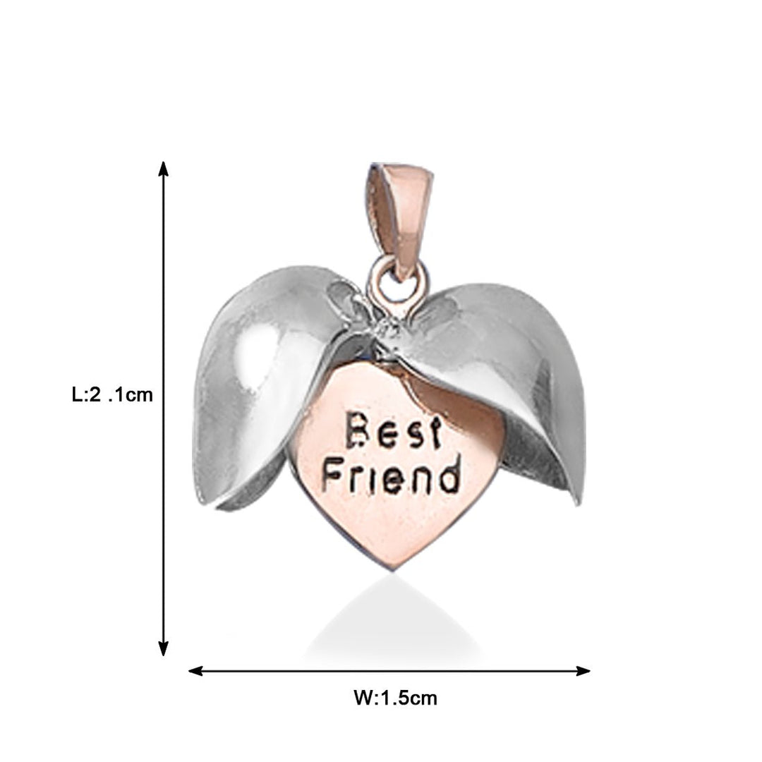 Taraash 925 Sterling Silver Beautiful Heart Pendant For Women PD2174S - Taraash