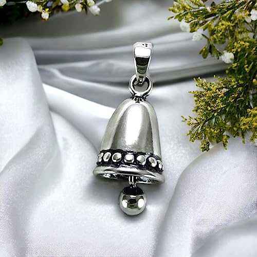 Taraash 925 Sterling Silver Bell Pendant For Kids - Taraash