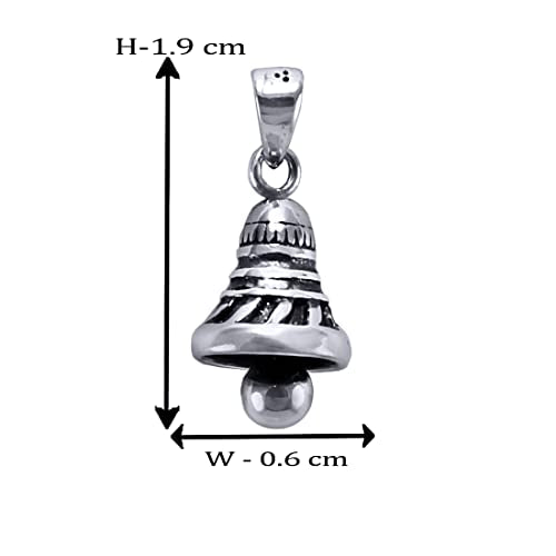 Taraash 925 Sterling Silver Bell Pendant For Kids - Taraash