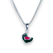 Taraash 925 Sterling Silver Bird Locket Set For Girls - Taraash