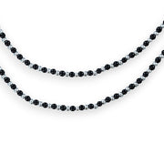 Taraash 925 Sterling Silver Black Beaded Anklet For Babies - Taraash