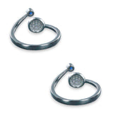 Taraash 925 Sterling Silver Blue Cz Toe Ring For Women - Taraash