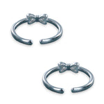Load image into Gallery viewer, Taraash 925 Sterling Silver Bow Stylish Toe Ring For Women - Taraash