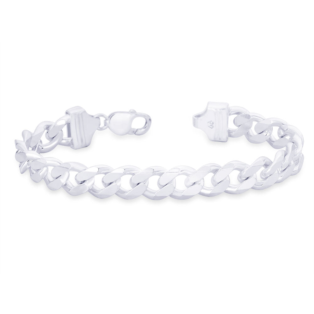 Taraash 925 Sterling Silver Bracelet For Men Silver - ACDH3006C8HIN - Taraash