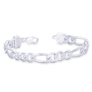 Taraash 925 Sterling Silver Bracelet For Men Silver - AFGH3006C8HIN - Taraash