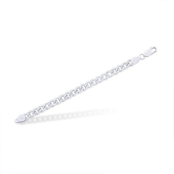 Taraash 925 Sterling Silver Bracelet For Men Silver - AP11CDH3008HIN - Taraash