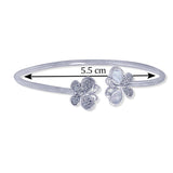 Taraash 925 Sterling Silver Butterfly Bangle For Women - Taraash