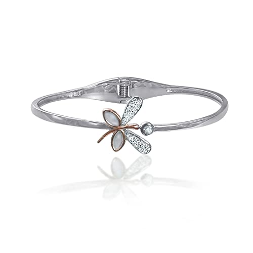 Taraash 925 Sterling Silver Butterfly Bangle For Women - Taraash