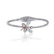 Taraash 925 Sterling Silver Butterfly Bangle For Women - Taraash