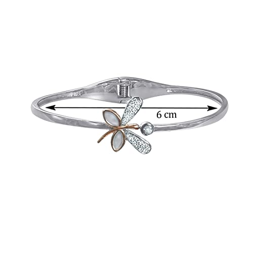 Taraash 925 Sterling Silver Butterfly Bangle For Women - Taraash