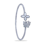 Load image into Gallery viewer, Taraash 925 Sterling Silver Butterfly Bangle For Women - Taraash