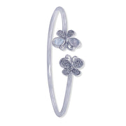 Taraash 925 Sterling Silver Butterfly Bangle For Women - Taraash