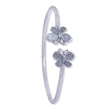 Taraash 925 Sterling Silver Butterfly Bangle For Women - Taraash