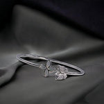 Load image into Gallery viewer, Taraash 925 Sterling Silver Butterfly Bangle For Women - Taraash