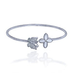 Load image into Gallery viewer, Taraash 925 Sterling Silver Butterfly Bangle For Women - Taraash