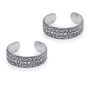 Taraash 925 Sterling Silver Butterfly Design Toe Ring For Women LR1157A - Taraash