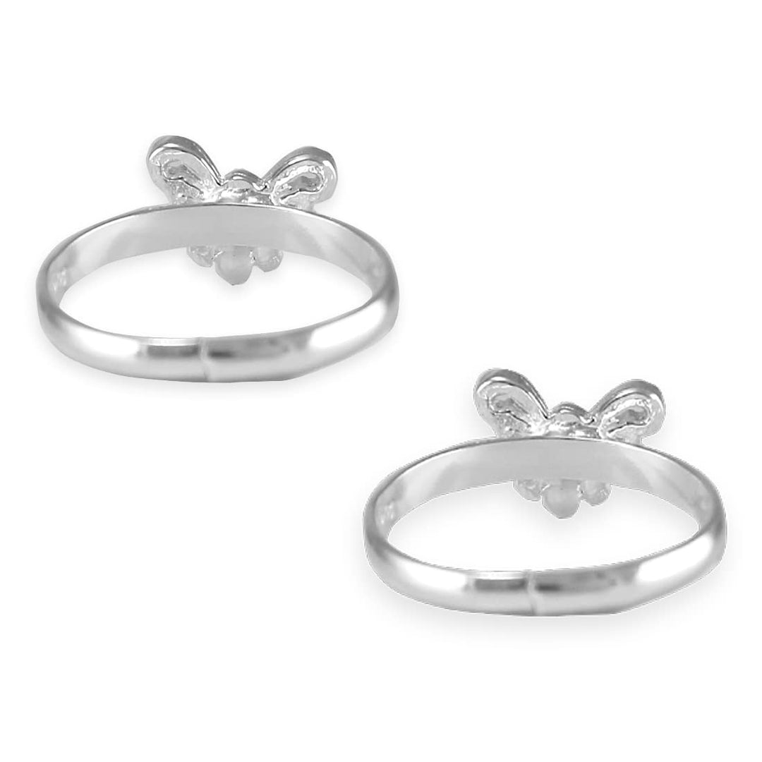 Taraash 925 Sterling Silver Butterfly Toe Ring For Women - Taraash