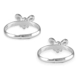 Taraash 925 Sterling Silver Butterfly Toe Ring For Women - Taraash