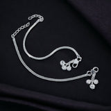 Taraash 925 Sterling Silver Chain Anklet For Kids - Taraash