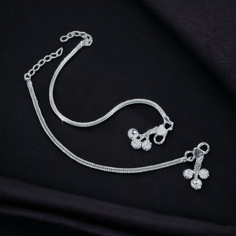 Taraash 925 Sterling Silver Chain Anklet For Kids - Taraash