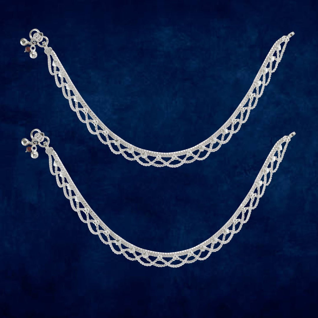 Taraash 925 Sterling Silver Chain Anklet For Women - Taraash