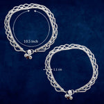 Load image into Gallery viewer, Taraash 925 Sterling Silver Chain Anklet For Women - Taraash