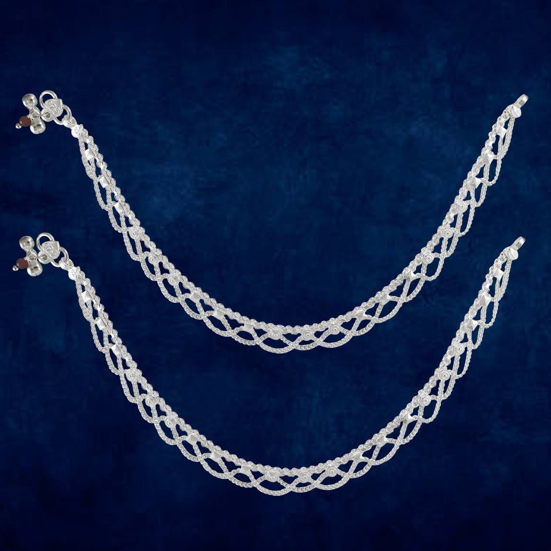 Taraash 925 Sterling Silver Chain Anklets For Women - Taraash