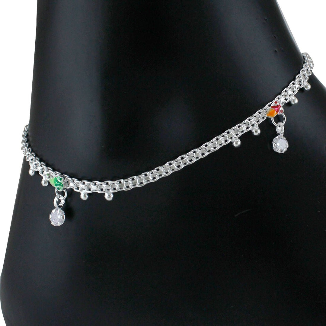 Taraash 925 Sterling Silver Chain Anklets For Women - Taraash