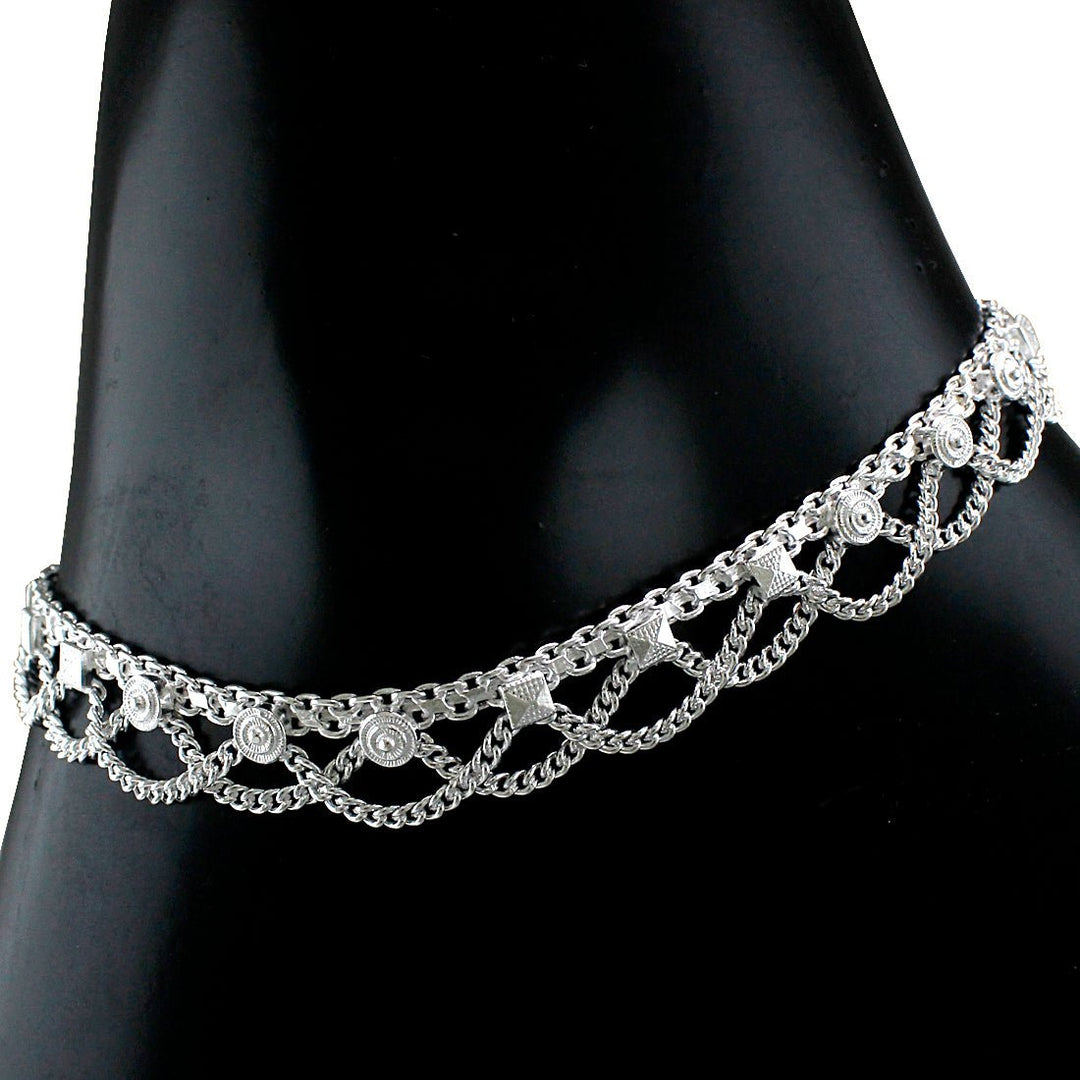 Taraash 925 Sterling Silver Chain Anklets For Women - Taraash