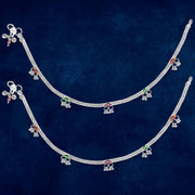 Taraash 925 Sterling Silver Chain Anklets For Women - Taraash