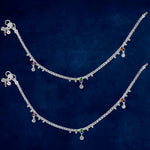 Load image into Gallery viewer, Taraash 925 Sterling Silver Chain Anklets For Women - Taraash