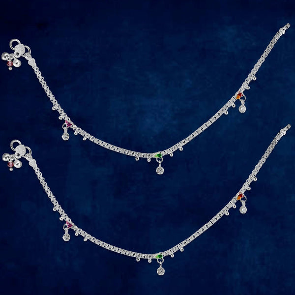 Taraash 925 Sterling Silver Chain Anklets For Women - Taraash