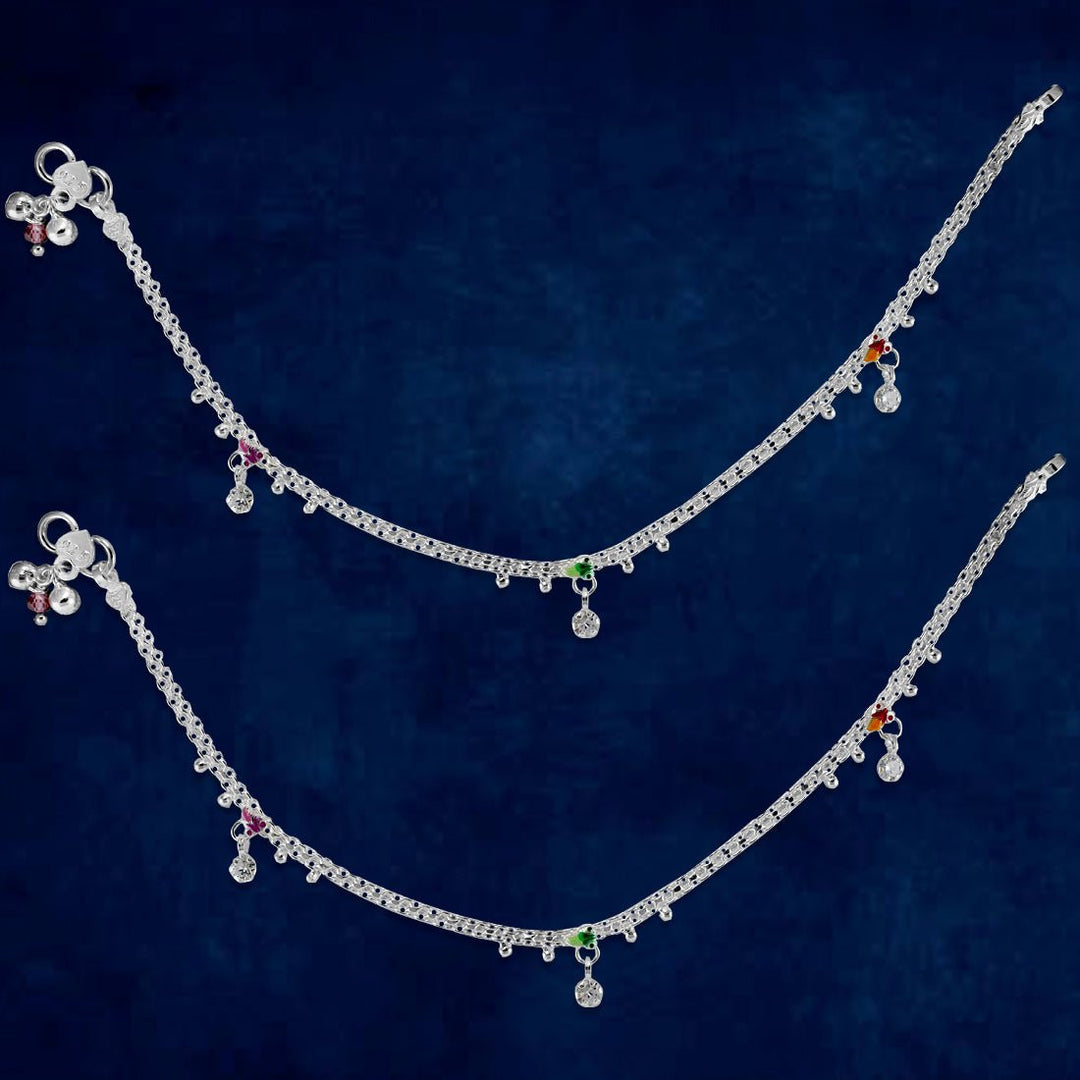 Taraash 925 Sterling Silver Chain Anklets For Women - Taraash