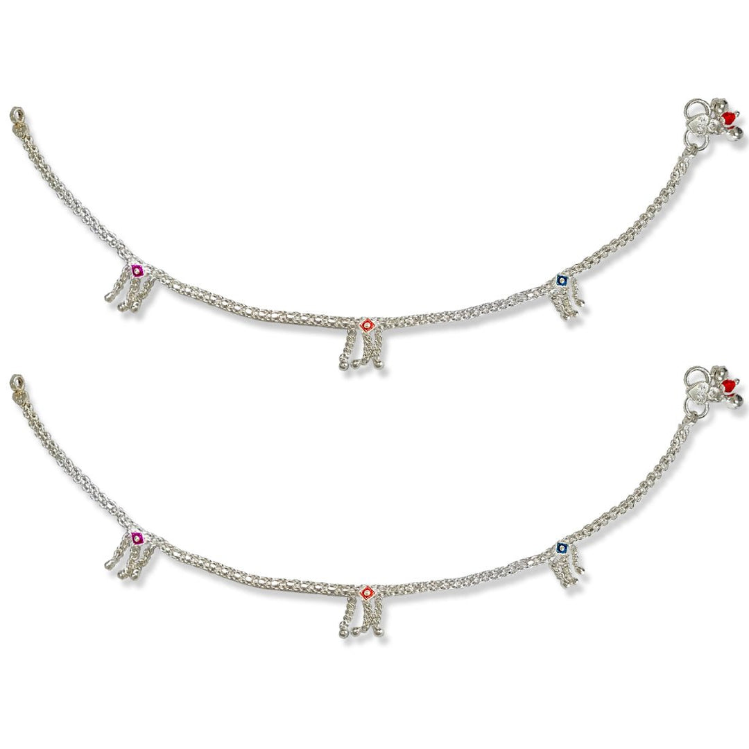 Taraash 925 Sterling Silver Chain based anklets For Women - Taraash
