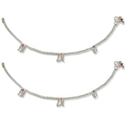 Taraash 925 Sterling Silver Chain based anklets For Women - Taraash