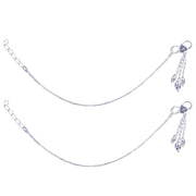 Taraash 925 Sterling Silver Chain Payal - Taraash