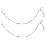 Taraash 925 Sterling Silver Chain Payal For Kids - Taraash