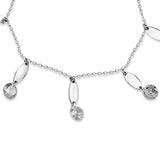 Taraash 925 Sterling Silver Charm Cz Bracelet For Women - Taraash
