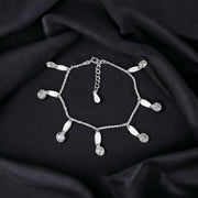 Taraash 925 Sterling Silver Charm Cz Bracelet For Women - Taraash