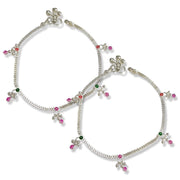 Taraash 925 Sterling Silver Charms Anklets For Women - Taraash