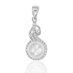 Load image into Gallery viewer, Taraash 925 Sterling Silver Classic with Cz With Pearl Combo Pendant With Chain For Women COMBO PDCH 176 - Taraash