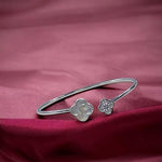 Load image into Gallery viewer, Taraash 925 Sterling Silver Clover Bangle For Women - Taraash