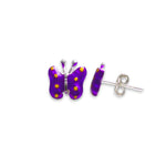 Load image into Gallery viewer, Taraash 925 Sterling Silver Colorful Butterfly Stud Earrings For Girls - Taraash
