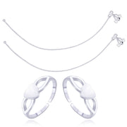 Taraash 925 Sterling Silver Combo of Anklet & Toe Ring COMBO ANTR 04 - Taraash