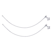 Taraash 925 Sterling Silver Combo of Anklet & Toe Ring COMBO ANTR 07 - Taraash