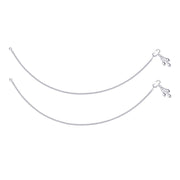 Taraash 925 Sterling Silver Combo of Anklet & Toe Ring COMBO ANTR 08 - Taraash