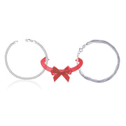 TARAASH 925 Sterling Silver Combo Of Curb And Multichain Bracelets For Couple - Taraash