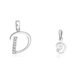 Load image into Gallery viewer, Taraash 925 Sterling Silver Couple Alphabet Pendants &quot;D&quot; and &quot;D&quot; Initial Letter Pendants - Taraash
